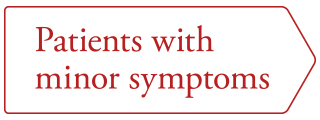 Patients with minor symptoms